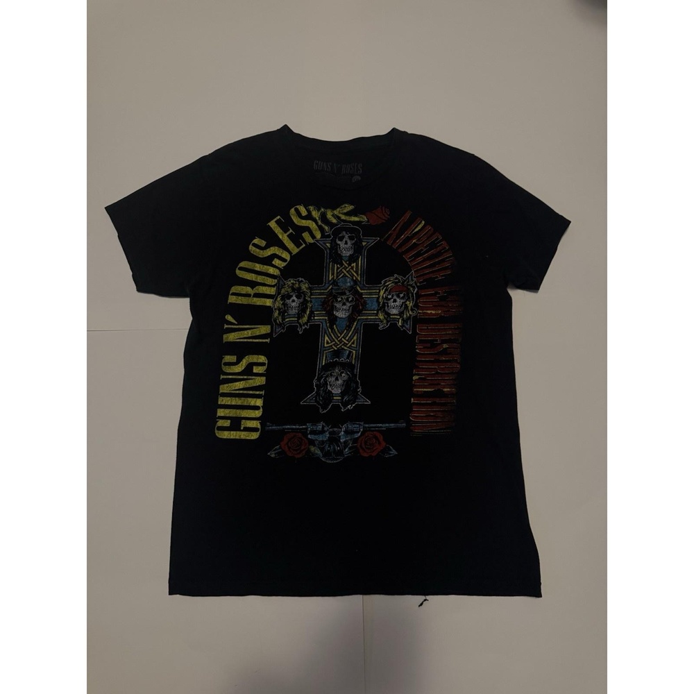 Guns N Roses Huge Logo Men's 1988 Appetite for Destruction GNR T-Shirt Large